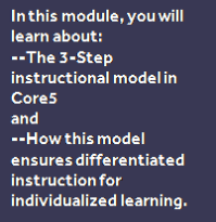 Understanding the Core5 Instructional Model